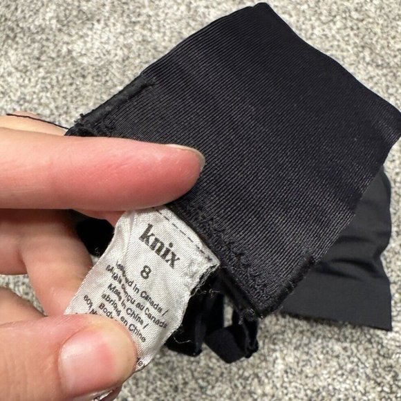 KNIX Leakproof Nursing Bra Removable pads Size 8 Black - Picture 4 of 4